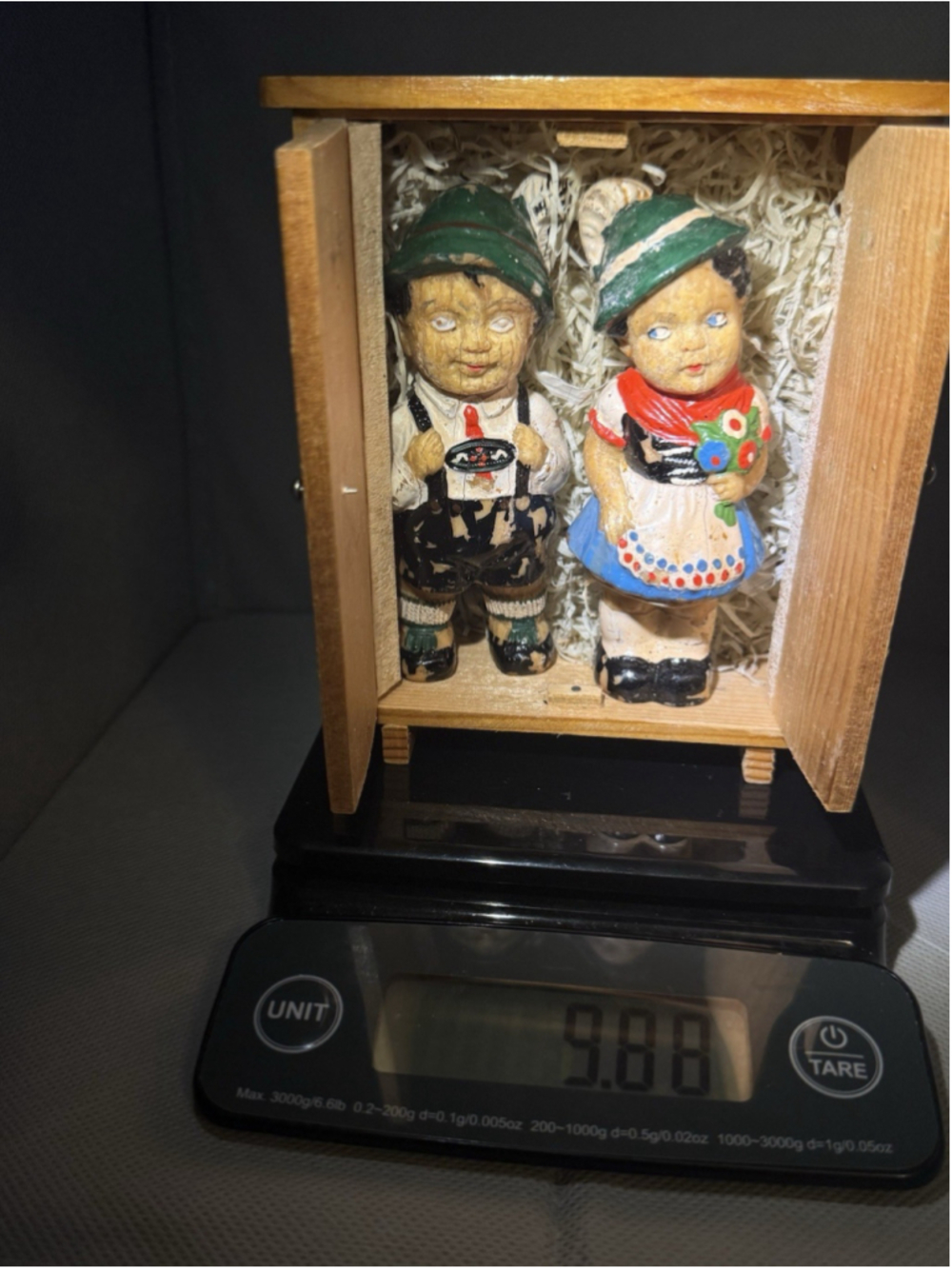 Alpine Porcelain Figurines Salt Pepper Shaker Set